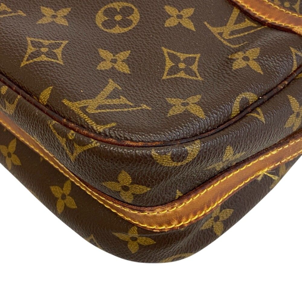 Louis Vuitton Leather Shoulder Bag Brown — view 3