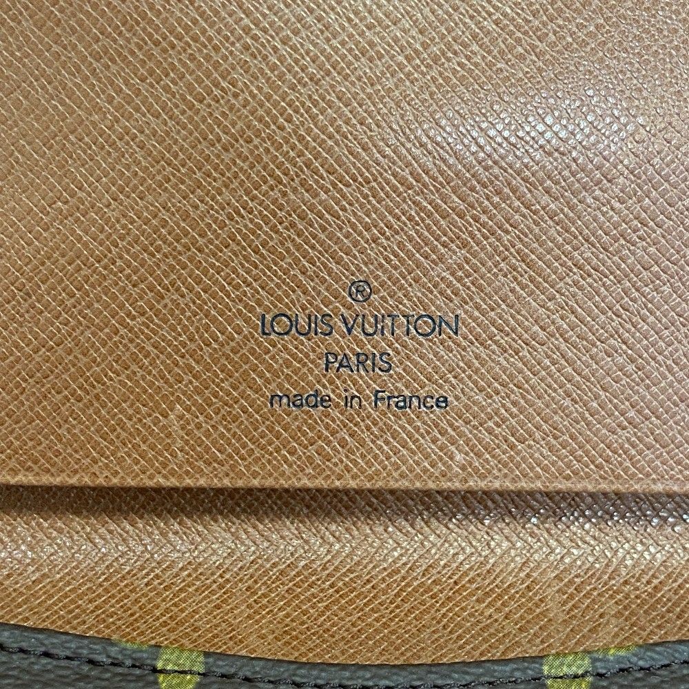Louis Vuitton Pochette Mule 23 Monogram Leather Clutch Brown — view 6