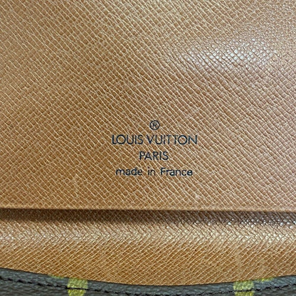 Louis Vuitton Pochette Mule 23 Monogram Leather Clutch Brown — view 6