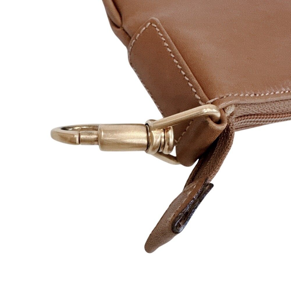 Gucci Vintage Leather Pouch Brown — view 5