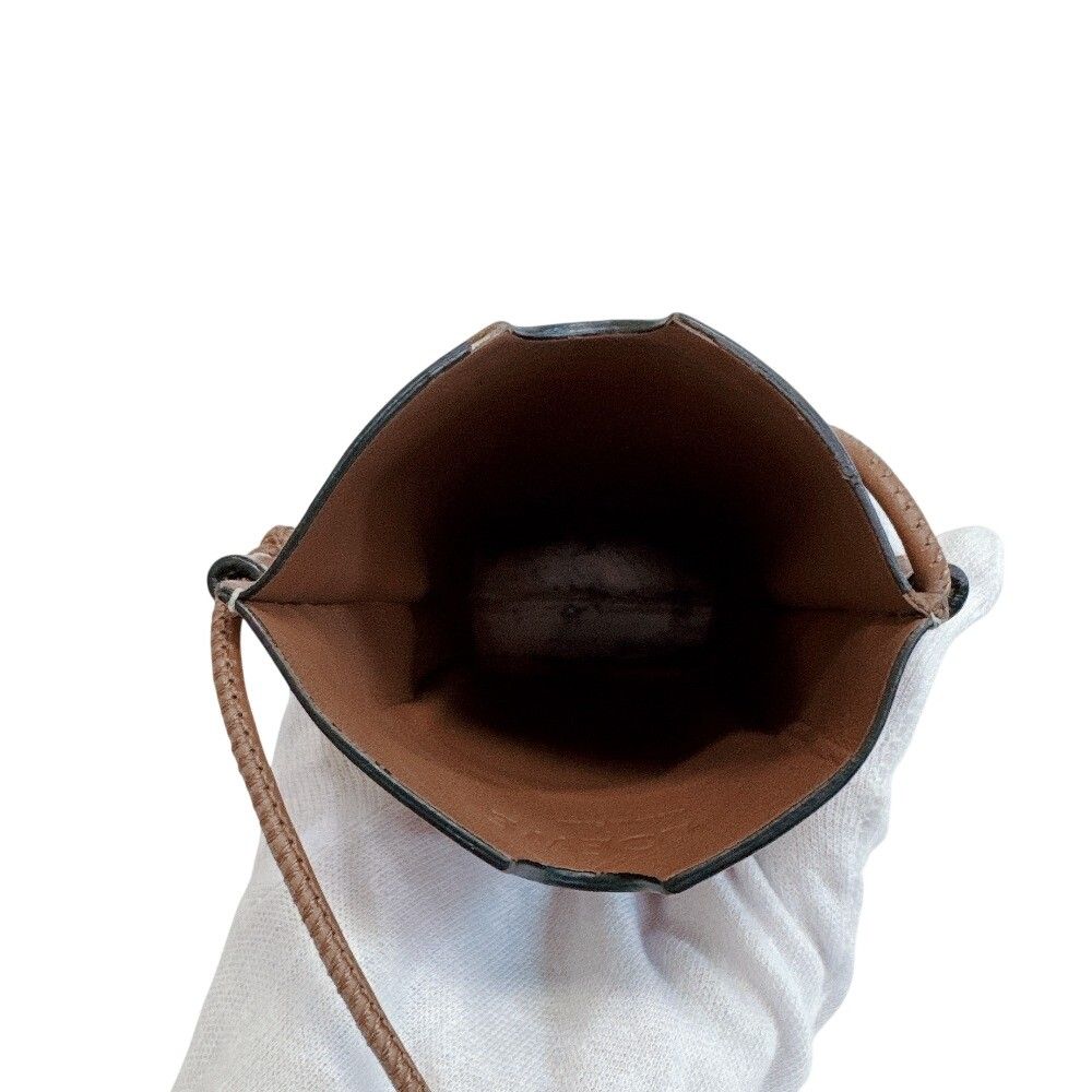 Loewe Leather Pouch Brown — view 7