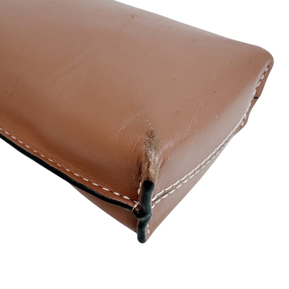 Loewe Leather Pouch Brown — view 2