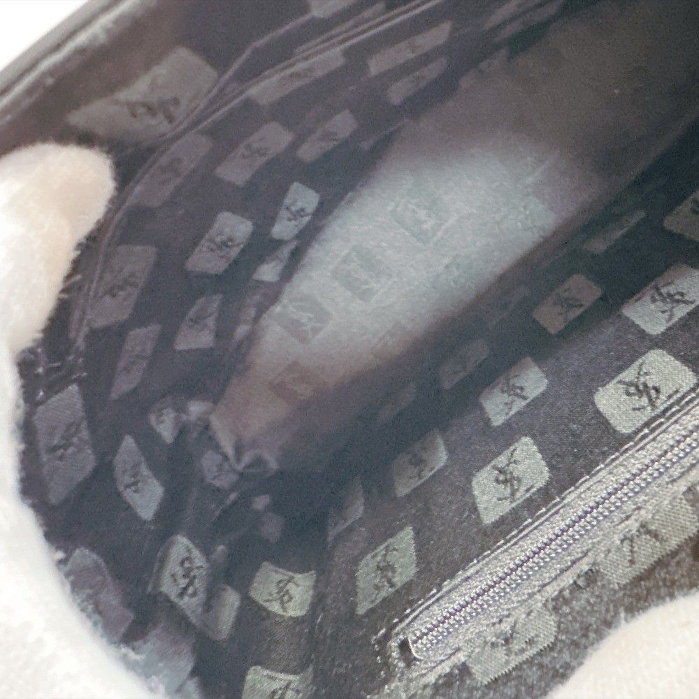 Saint Laurent Leather Shoulder Bag Black — view 7