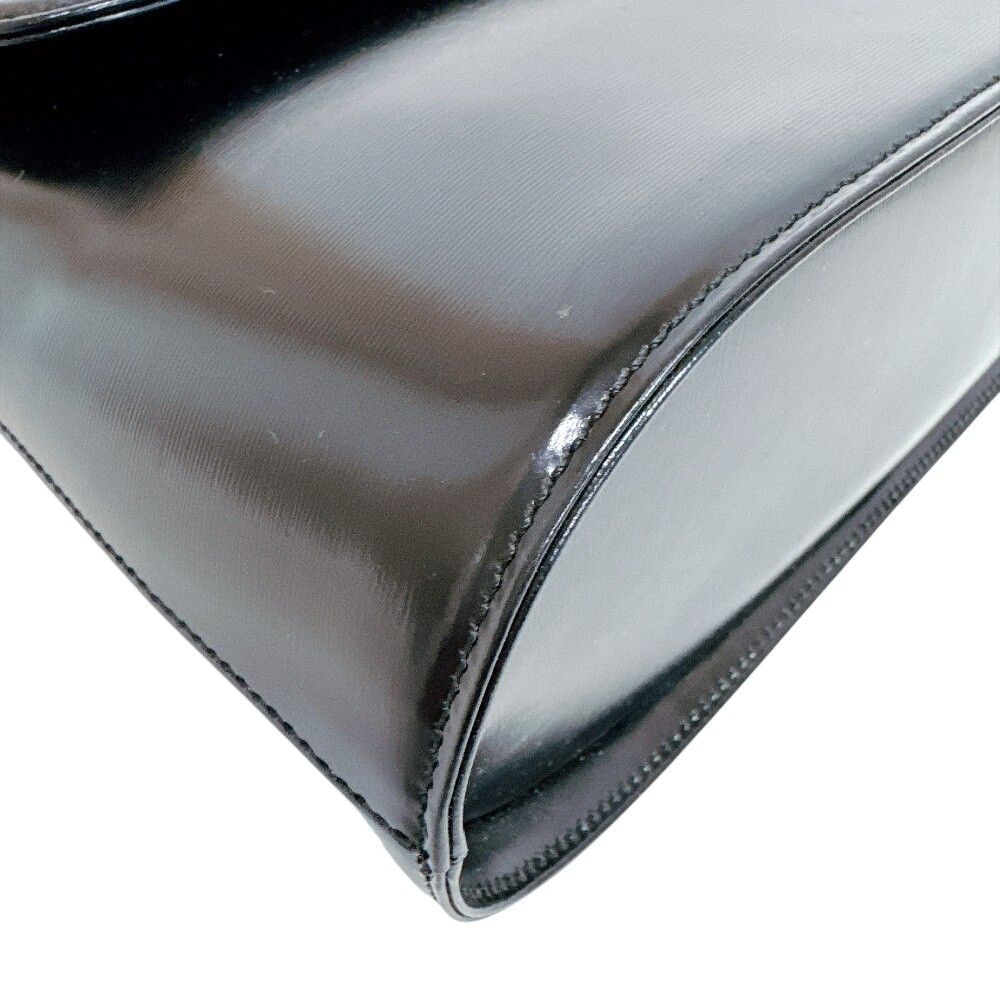 Saint Laurent Leather Shoulder Bag Black — view 3