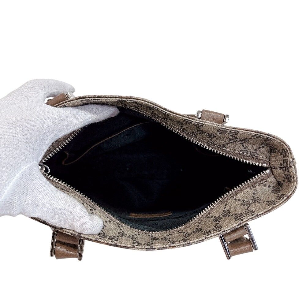 Balenciaga All Over Print BB Pattern Handbag Brown — view 6