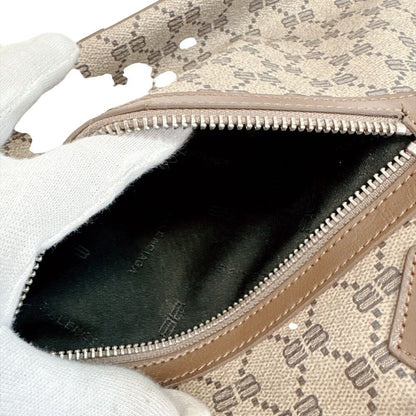 Balenciaga All Over Print BB Pattern Handbag Brown — view 5