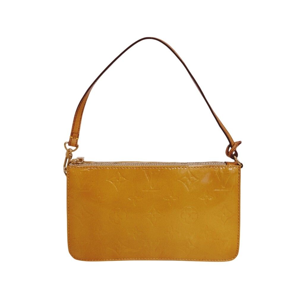 Louis Vuitton Lexington Monogram Vernis Handbag Yellow