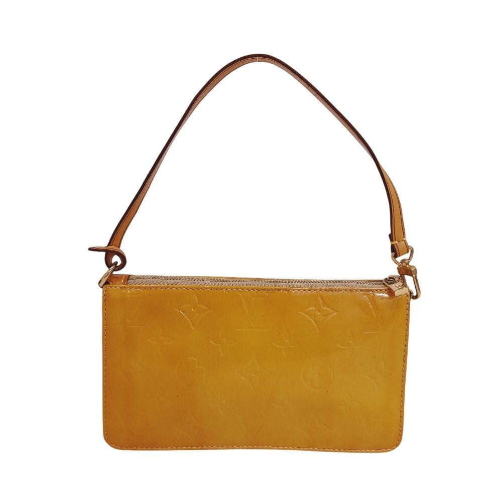 Louis Vuitton Lexington Monogram Vernis Handbag Yellow