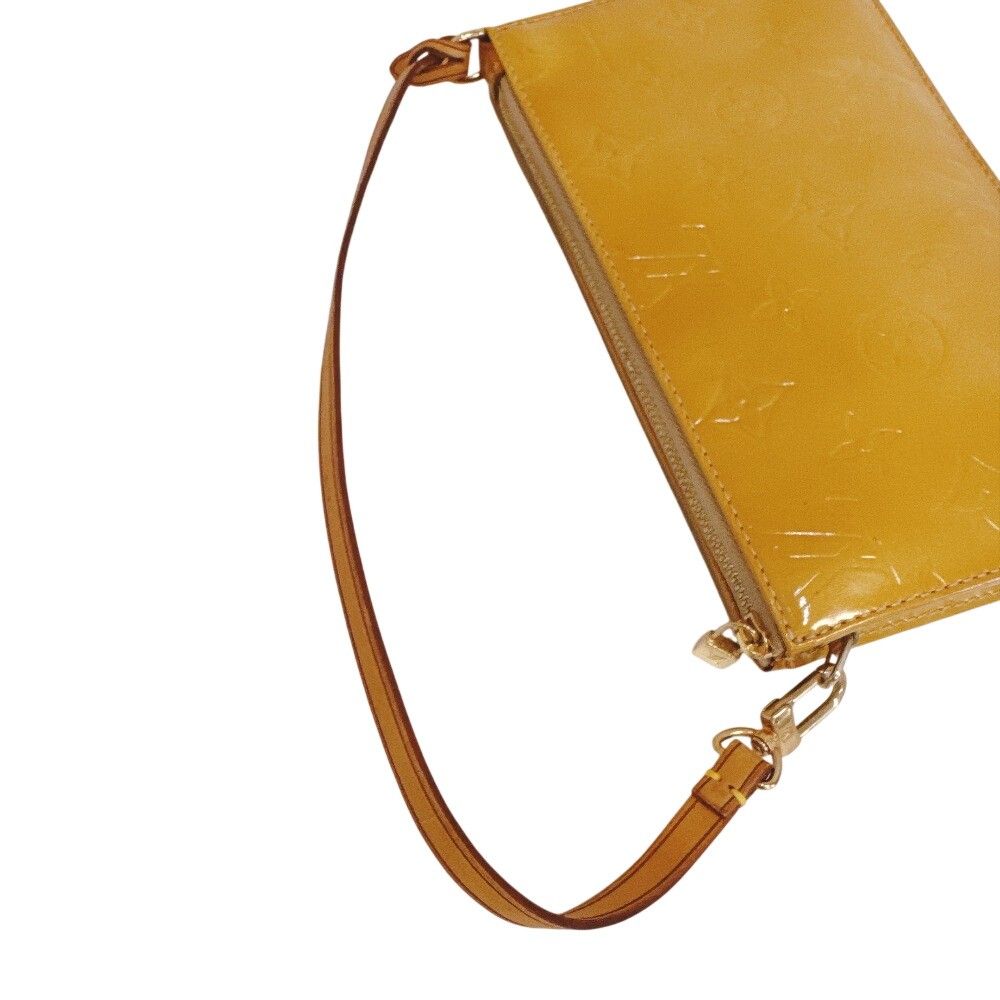 Louis Vuitton Lexington Monogram Vernis Handbag Yellow — view 2