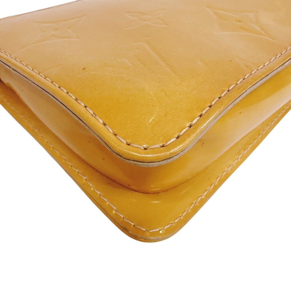Louis Vuitton Lexington Monogram Vernis Handbag Yellow — view 3