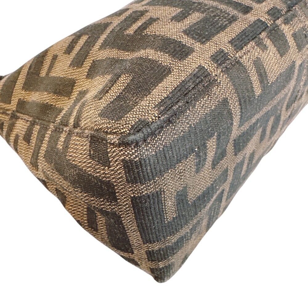 Fendi Zucca Canvas Handbag Brown — view 3