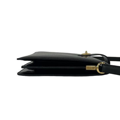 Louis Vuitton Vintage Capuchin Epi Leather Shoulder Bag Pochette Black Noir — view 6
