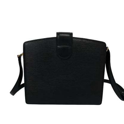 Louis Vuitton Vintage Capuchin Epi Leather Shoulder Bag Pochette Black Noir — view 3
