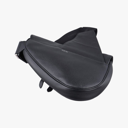 Dior Saddle Black Leather Shoulder Bag — view 6