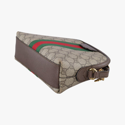 Gucci Ophidia Brown Red Green Leather — view 6