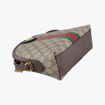 Gucci Ophidia Brown Red Green Leather — view 5