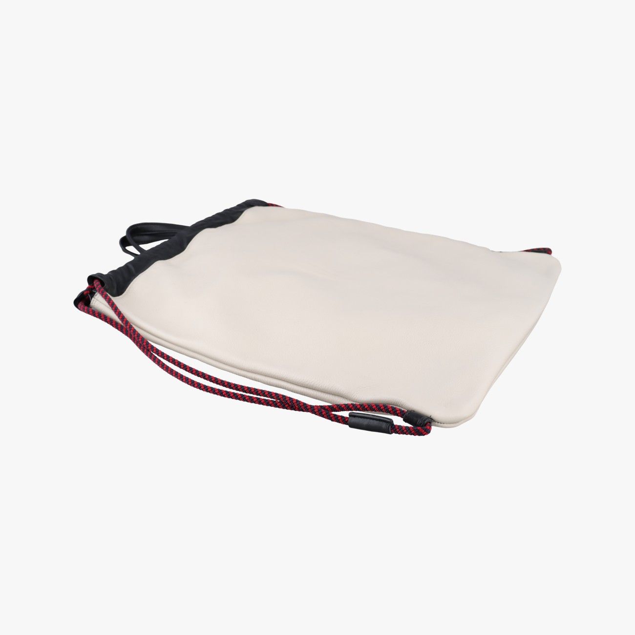 Gucci Print Draw String White Leather — view 7