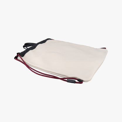 Gucci Print Draw String White Leather — view 7