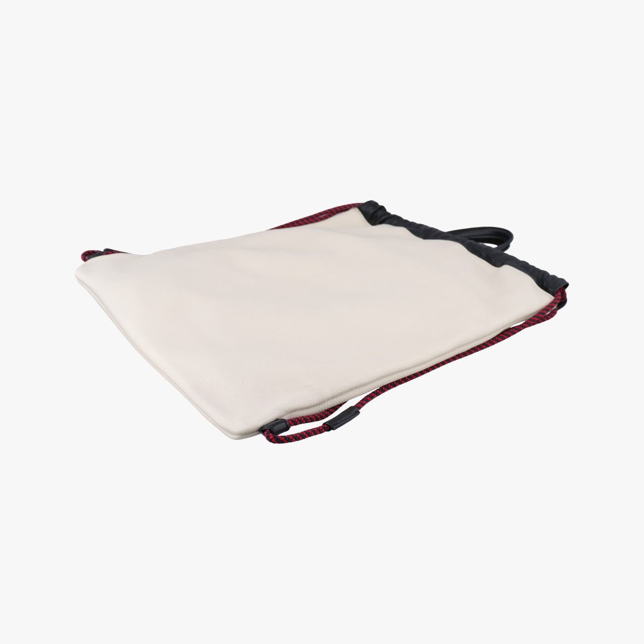 Gucci Print Draw String White Leather — view 6