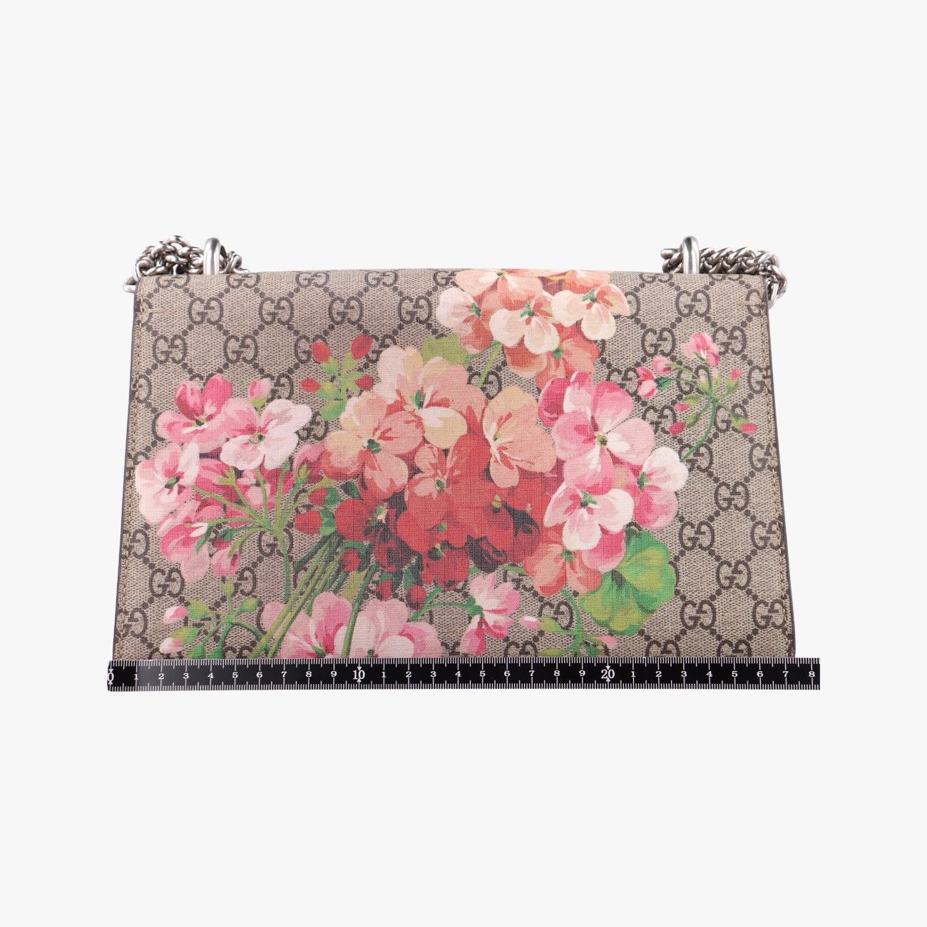 Gucci Dionysus Beige Red Multi Suede Shoulder Bag — view 2