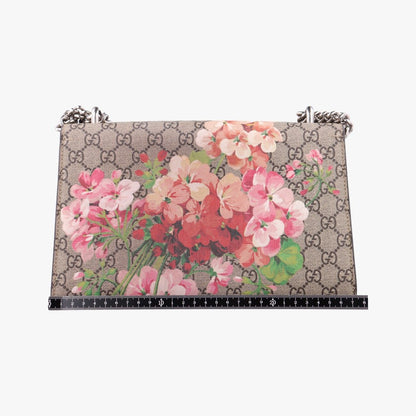 Gucci Dionysus Beige Red Multi Suede Shoulder Bag — view 2