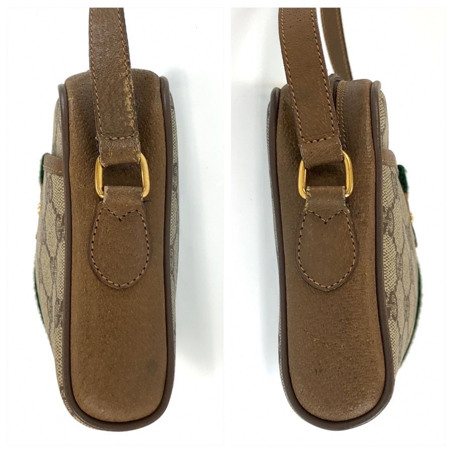 Gucci Vintage Sherry Line Beige GG Supreme Canvas 116 02 055 Shoulder Bag — view 7