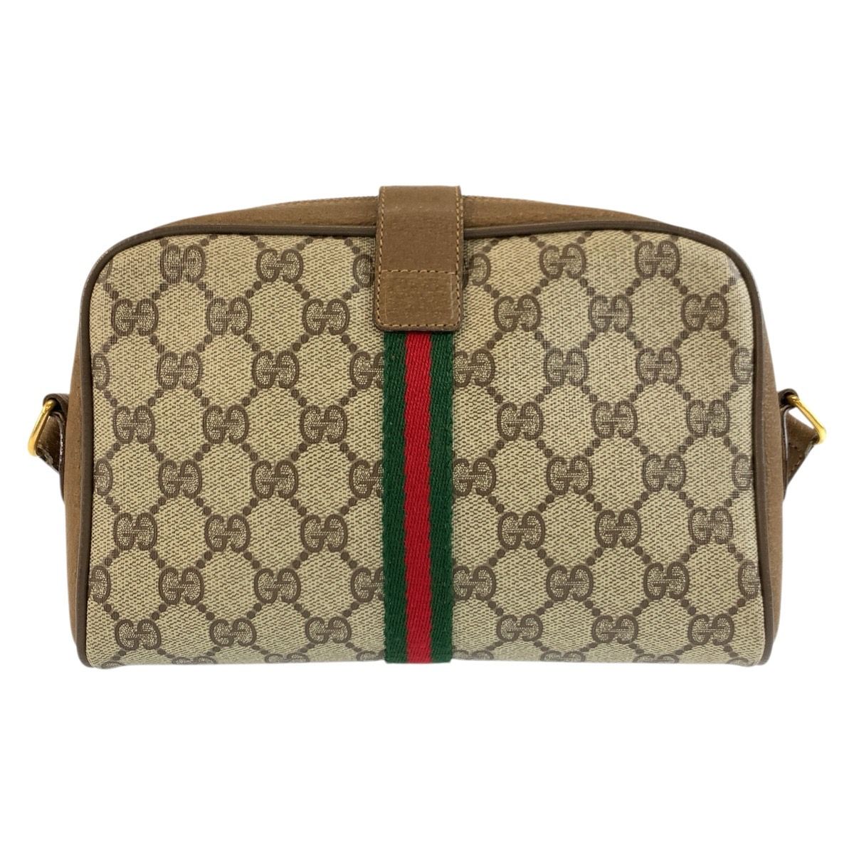 Gucci Vintage Sherry Line Beige GG Supreme Canvas 116 02 055 Shoulder Bag — view 2