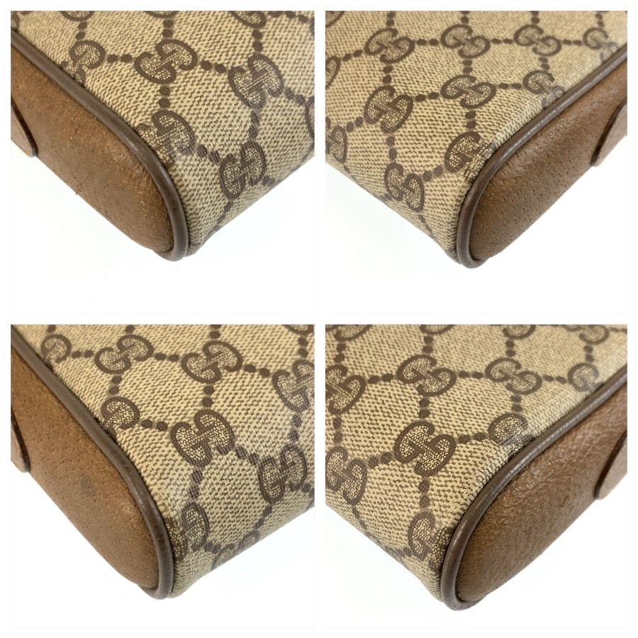 Gucci Vintage Sherry Line Beige GG Supreme Canvas 116 02 055 Shoulder Bag — view 4