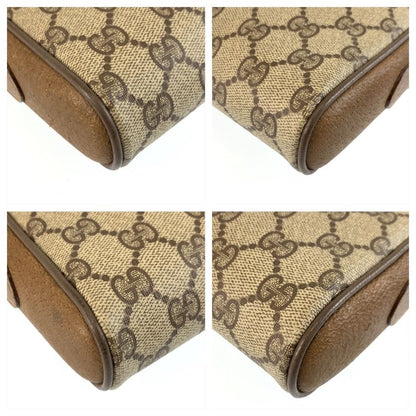 Gucci Vintage Sherry Line Beige GG Supreme Canvas 116 02 055 Shoulder Bag — view 4