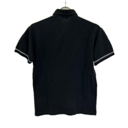 Dior Black Bee Pique Polo Shirt 46 — view 2