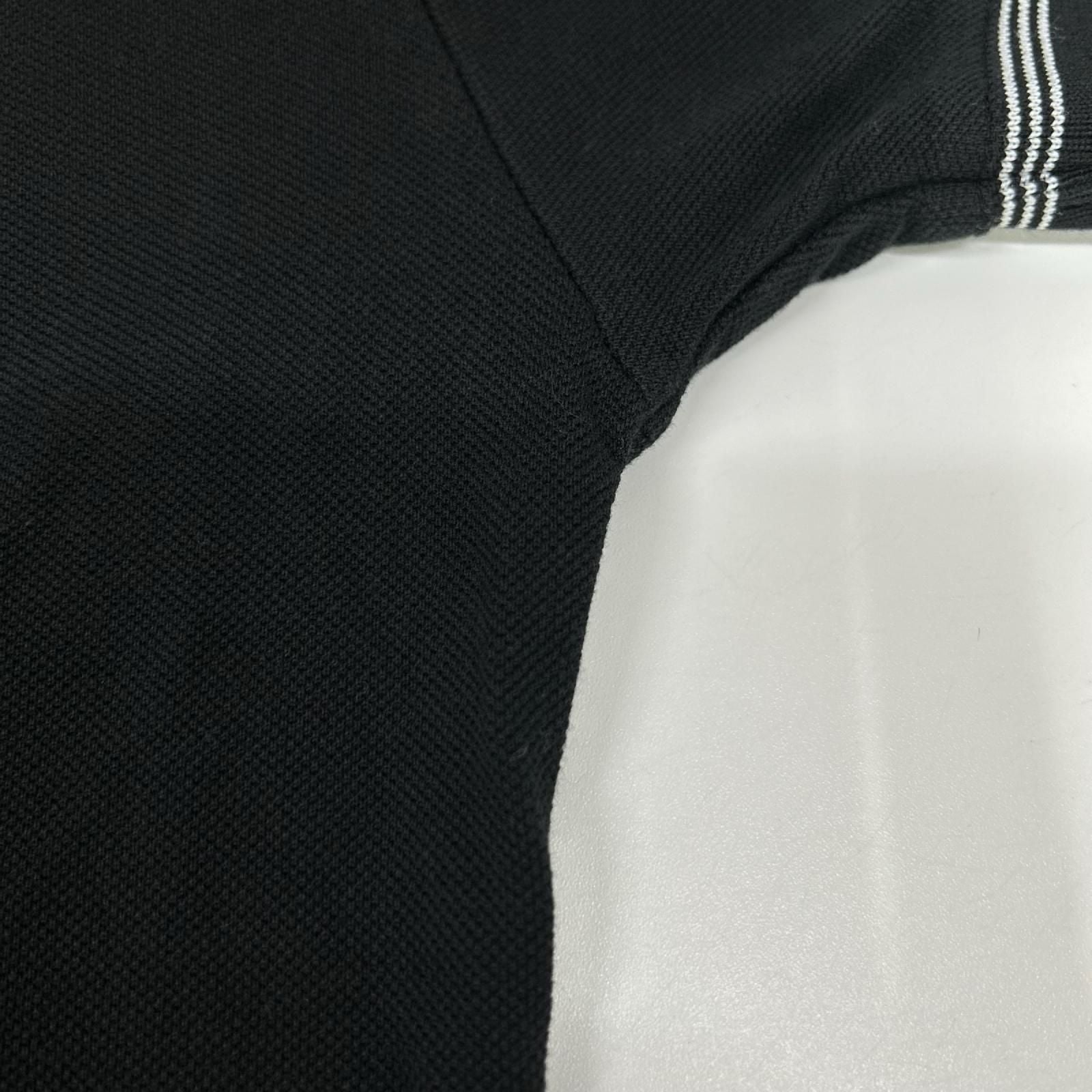 Dior Black Bee Pique Polo Shirt 46 — view 7