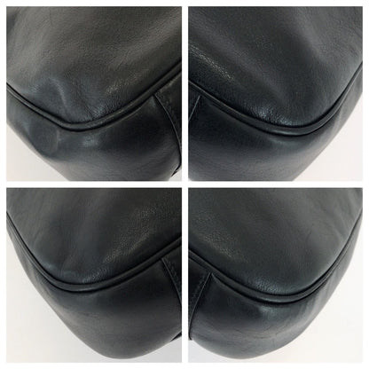 Gucci Bamboo Hobo 2-Way Black Gold Leather Shoulder Bag — view 3