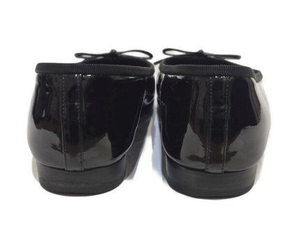 Chanel CC Logo Ribbon Ballet Shoes — view 5