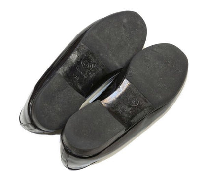Chanel CC Logo Ribbon Ballet Shoes — view 6