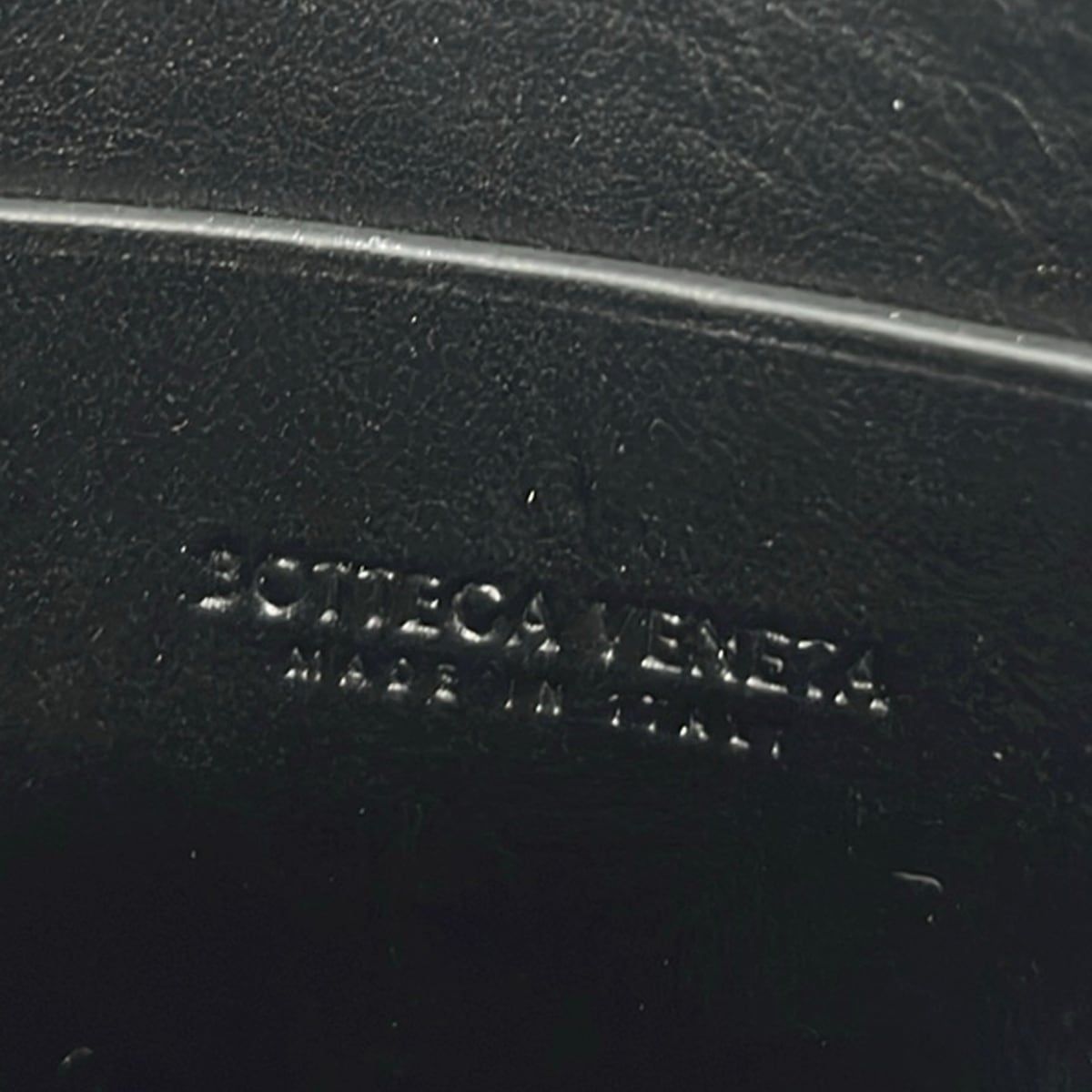 Bottega Veneta Pouch Maxi Intrecciato Black Leather — view 5