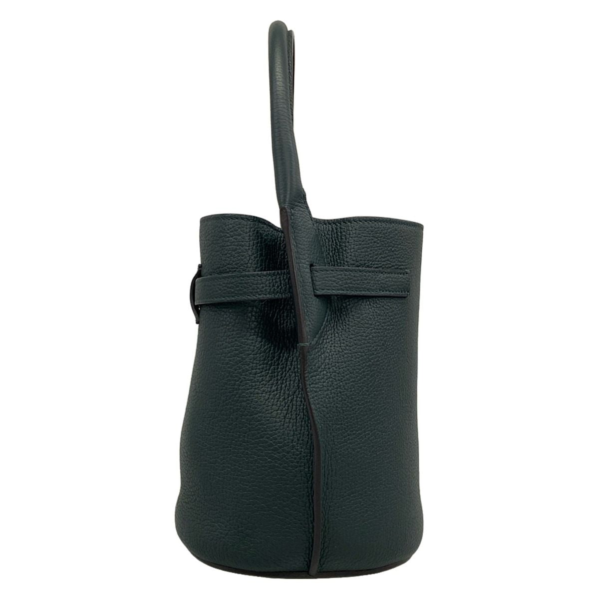 Celine Tote Bag Big Bucket Nano Dark Green Leather — view 4