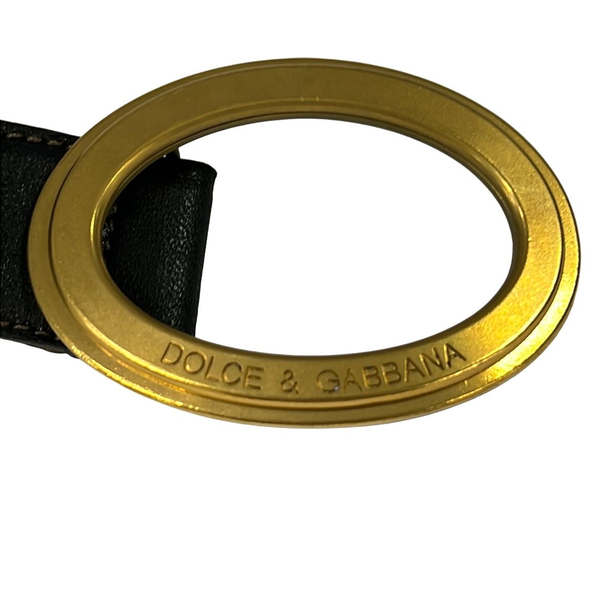 Dolce & Gabbana Belt Black Leather — view 3