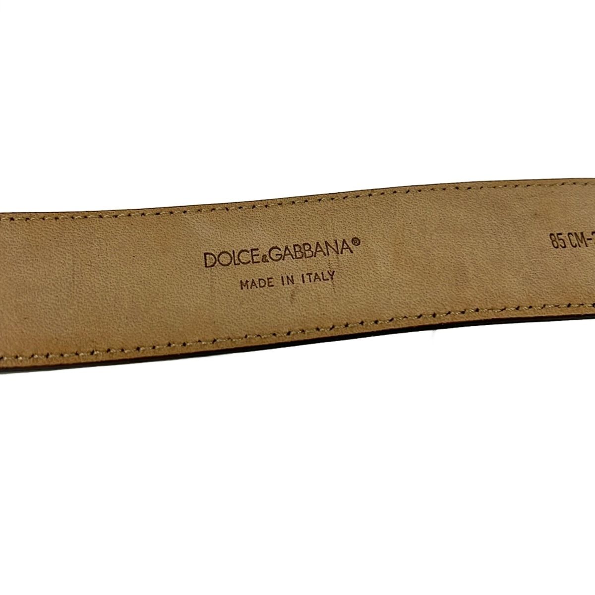 Dolce & Gabbana Belt Black Leather — view 4