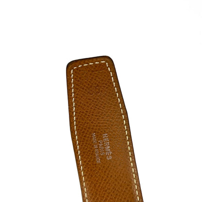 Hermes Belt 80 H Mini Constance Black Gold — view 5