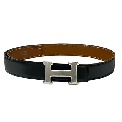 Hermes Belt 80 H Mini Constance Black Gold