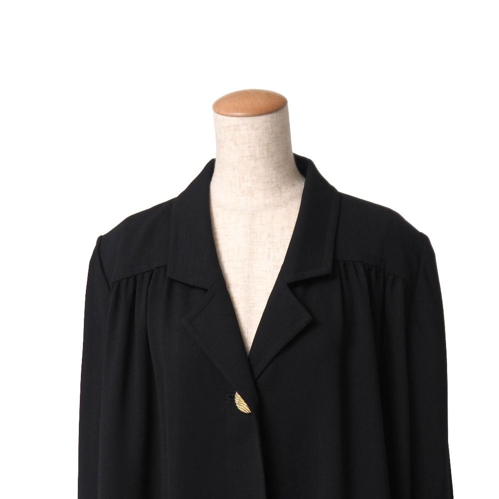 Saint Laurent Yves Vintage Jacket Long Gold Button 36 — view 2