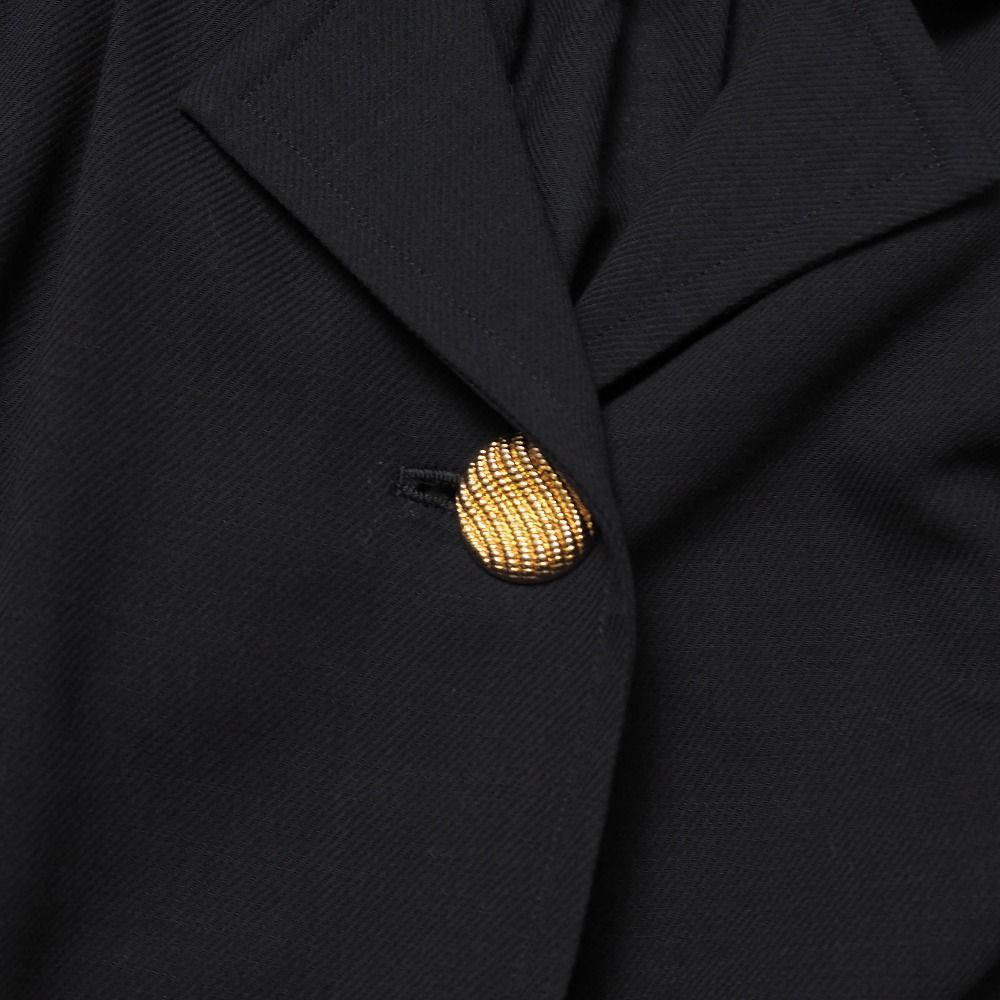 Saint Laurent Yves Vintage Jacket Long Gold Button 36 — view 4