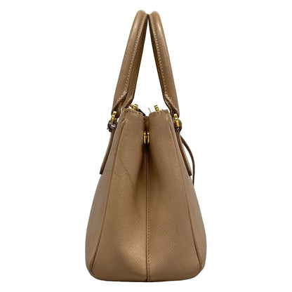 Prada Galleria Mini Bag Beige Leather — view 2