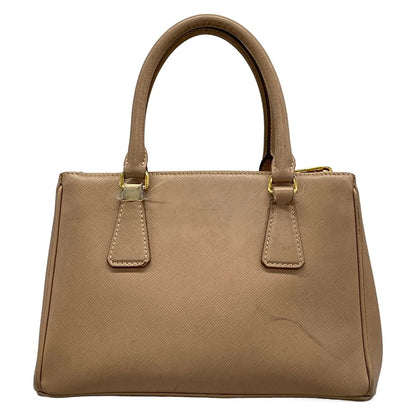Prada Galleria Mini Bag Beige Leather — view 3
