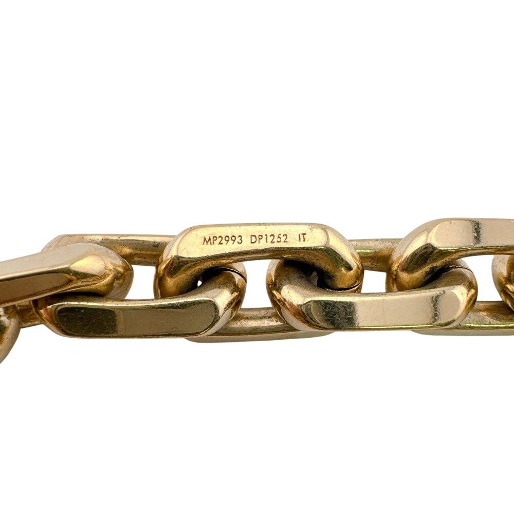 Louis Vuitton Collier LV Edge Metal Necklace Gold — view 7