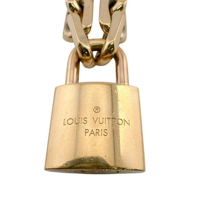 Louis Vuitton Collier LV Edge Metal Necklace Gold — view 6