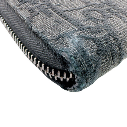Dior Oblique Canvas Wallet Black — view 4