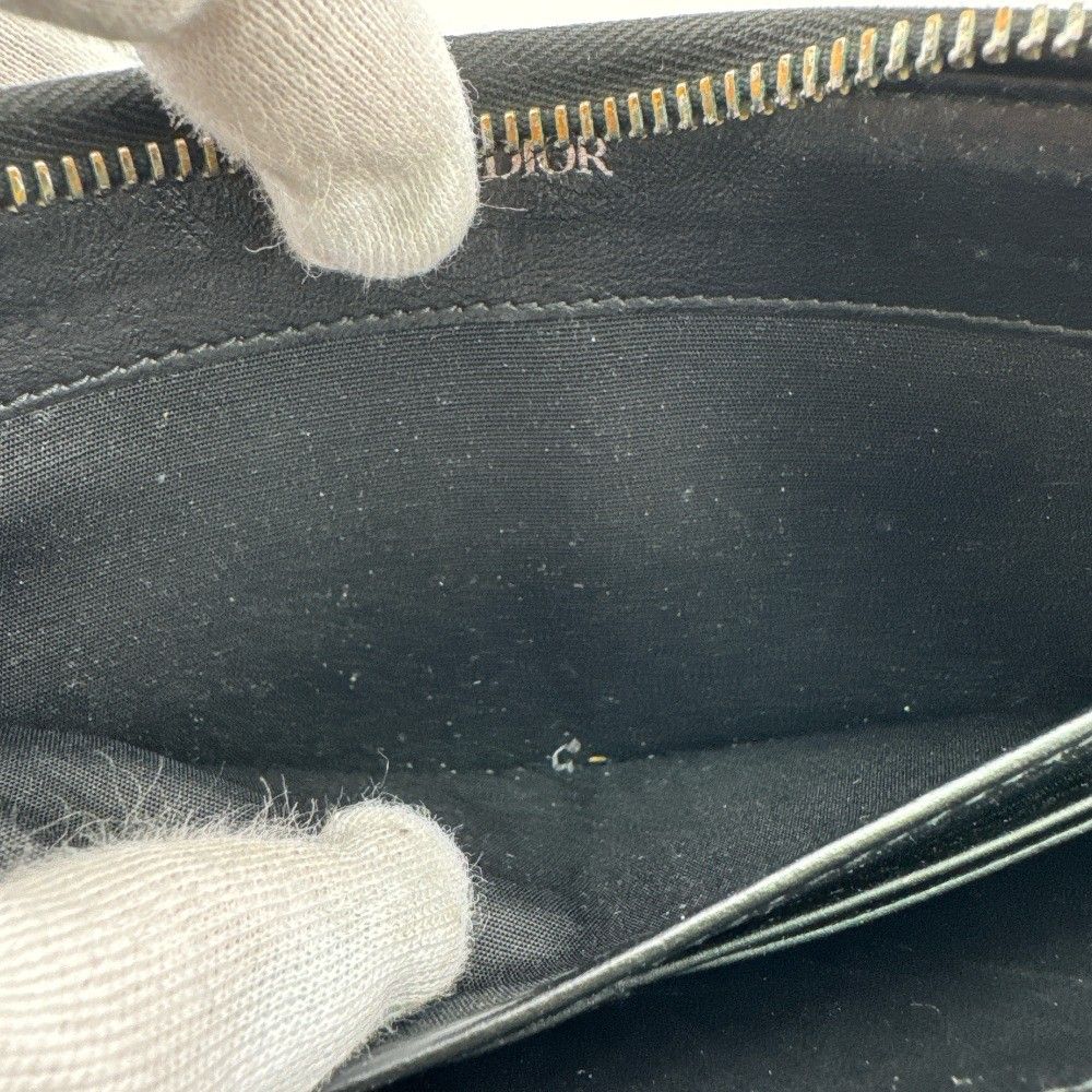 Dior Oblique Canvas Wallet Black — view 7