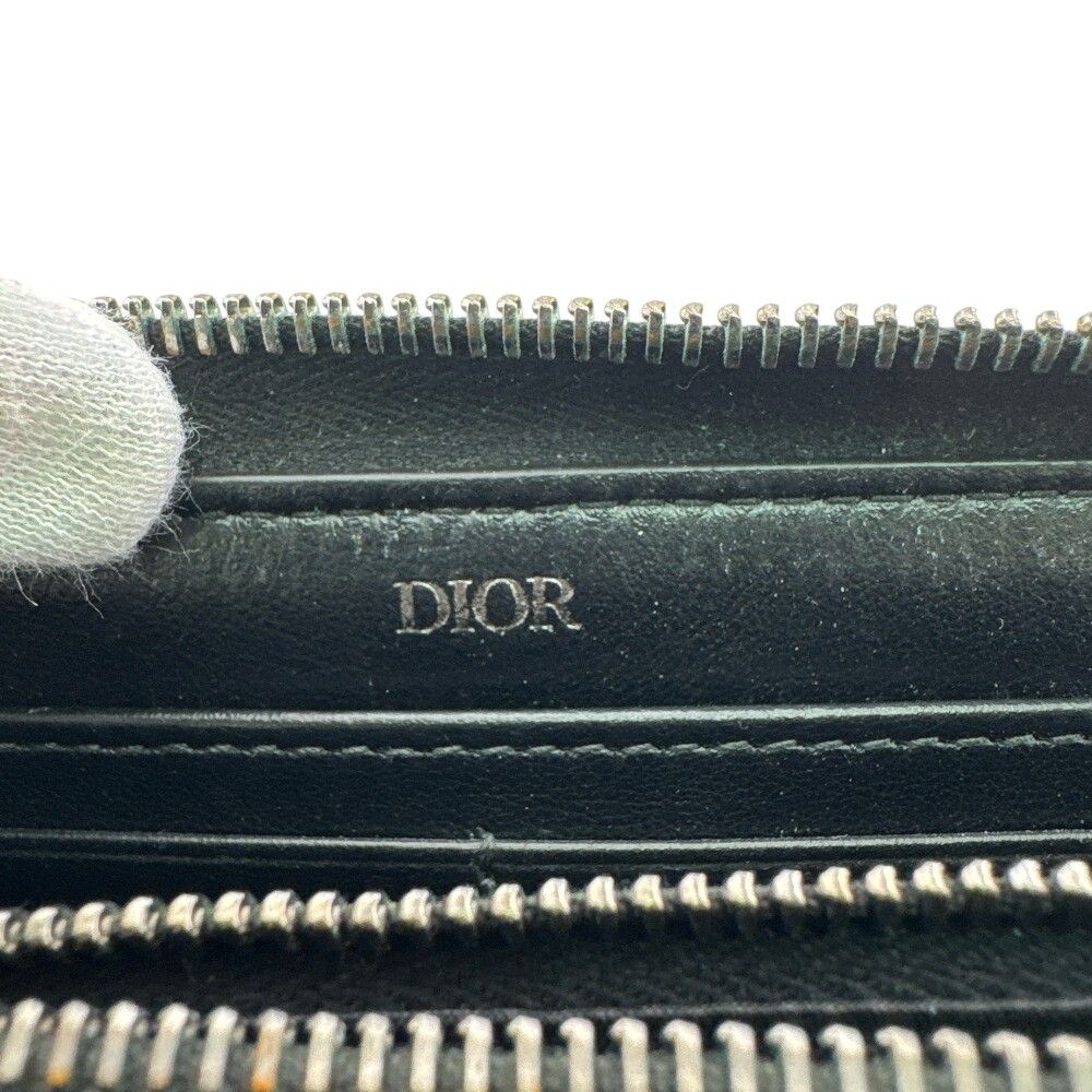 Dior Oblique Canvas Wallet Black
