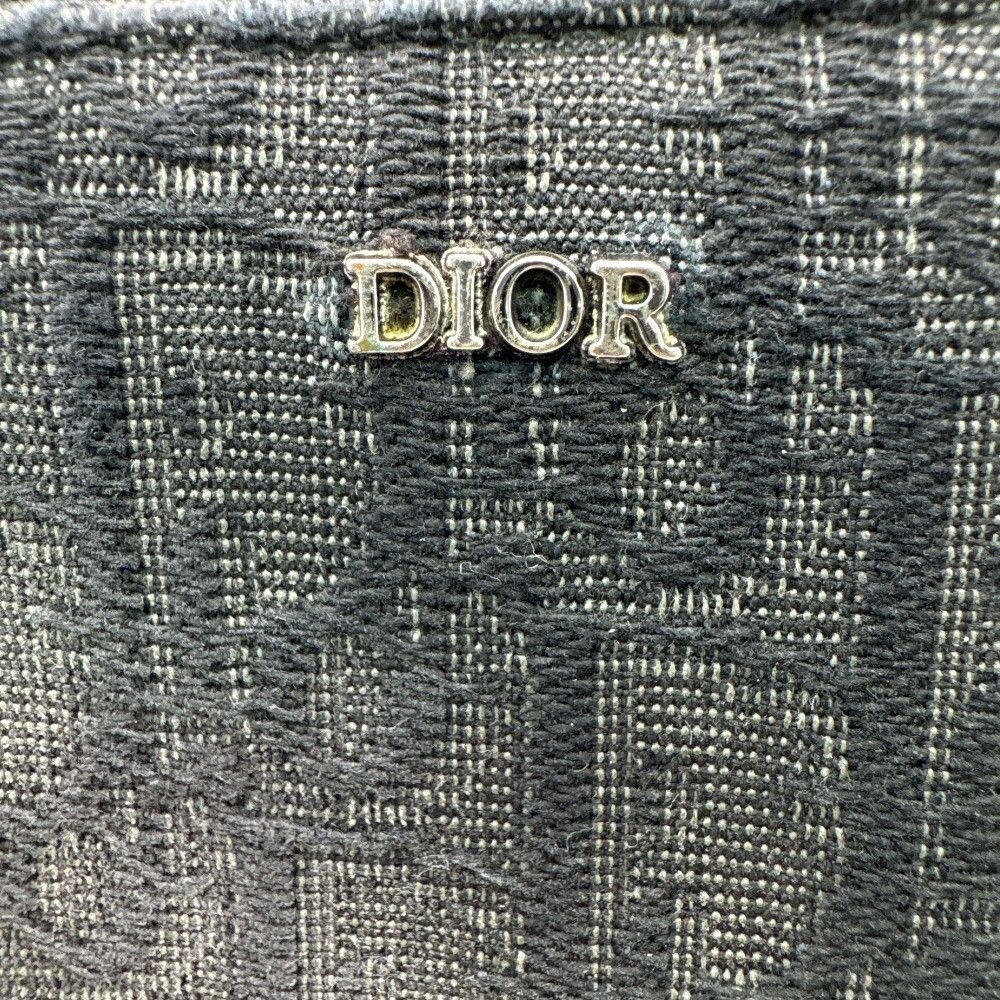 Dior Oblique Canvas Wallet Black